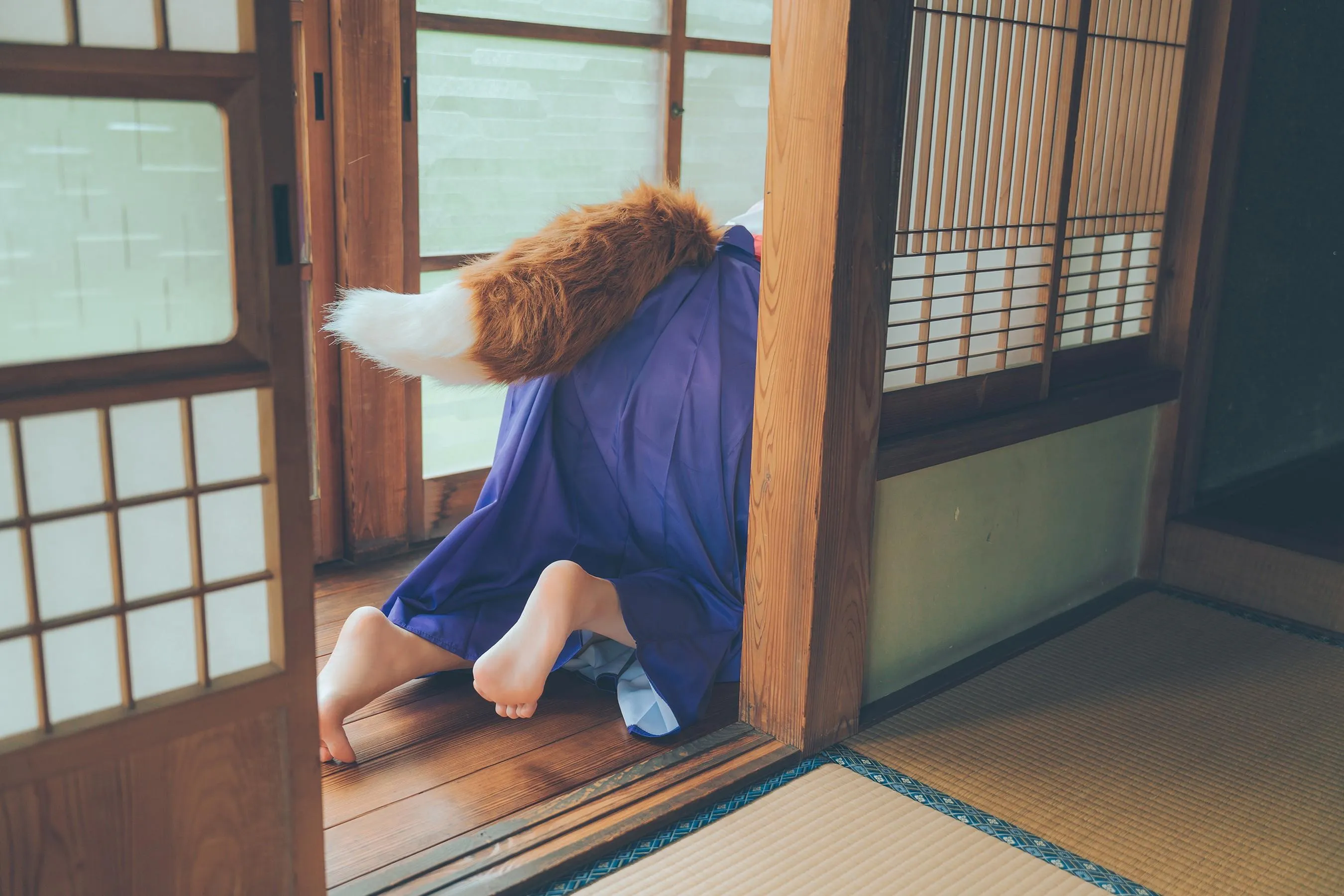 ElyEE子 – NO.113 2023.July A-Dongitsune ~Taisho-era 大正小狐狸 [46P]插图3